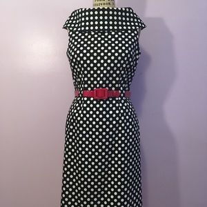 Black and White Midi Dress!